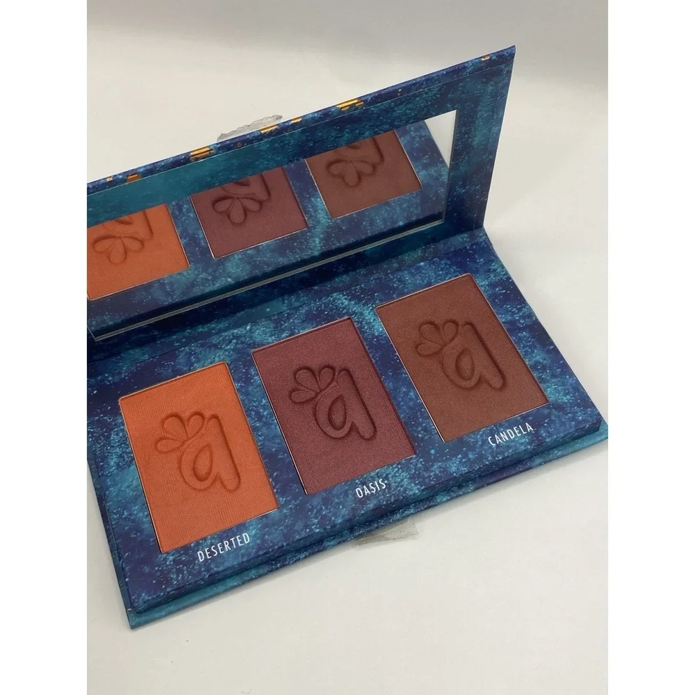 Alamar Cosmetics Colorete Blush Trio DARK-RICH Full Size New! 8g/0.28oz